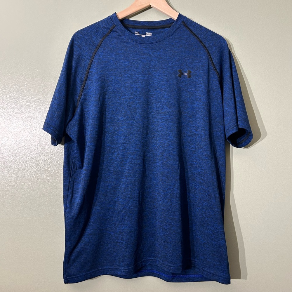Under Armour Men's Heathered Blue Tee